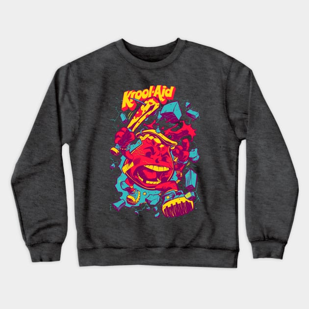 KROOL-AID Crewneck Sweatshirt by beastpop